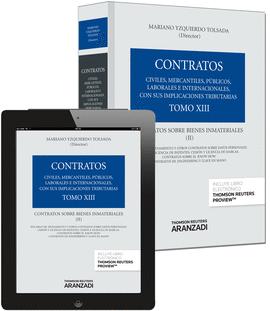 TOMO XIII. CONTRATOS SOBRE BIENES INMATERIALES (II) (PAPEL + E-BOOK)
