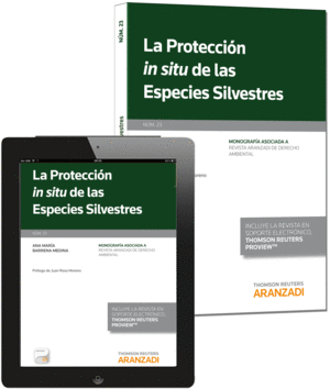 LA PROTECCION IN SITU DE LAS ESPECIES SILVESTRES (PAPEL + E-BOOK)