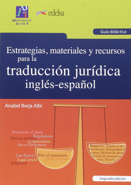 GUIA ESTREGIAS, MATERIALES Y RECURSOS TRADUCCION JURIDICA