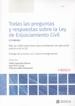 TODAS LAS PREGUNTAS Y RESPUESTAS SOBRE LA LEY DE ENJUICIAMIENTO C