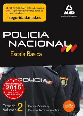 ESCALA BASICA DE POLICIA NACIONAL VOLUMEN 2