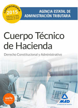 CUERPO TCNICO DE HACIENDA. AGENCIA ESTATAL DE ADMINISTRACIN TRIBUTARIA. DERECH