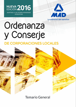 ORDENANZAS Y CONSERJES DE CORPORACIONES LOCALES. TEMARIO GENERAL