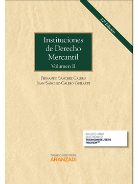 INSTITUCIONES DE DERECHO MERCANTIL II