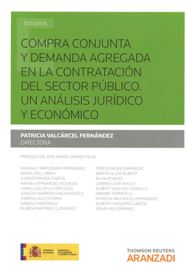 COMPRA CONJUNTA Y DEMANDA AGREGADA EN LA CONTRATACION DEL SECTOR