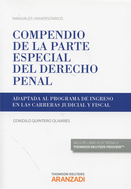 COMPENDIO DE LA PARTE ESPECIAL DEL DERECHO PENAL (DUO)