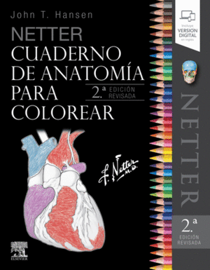 NETTER CUADERNO DE ANATOMA PARA COLOREAR (2 ED.)