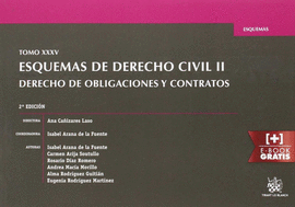 TOMO XXXV ESQUEMAS DE DERECHO CIVIL II DERECHO DE OBLIGACIONES Y