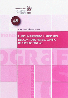 EL INCUMPLIMIENTO JUSTIFICADO DEL CONTRATO ANTE