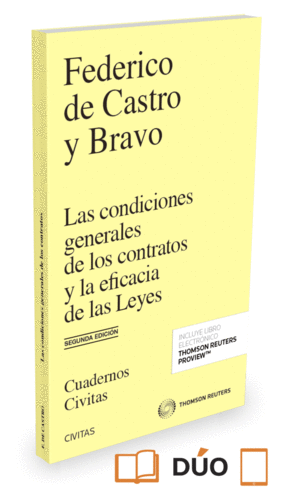 CONDICIONES GENERALES DE LOS CONTRATOS Y LA EFICACIA DE LAS LEYES