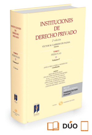 INSTITUCIONES DE DERECHO PRIVADO. TOMO I PERSONAS. VOLUMEN 4 ( PAPEL + E-BOOK )
