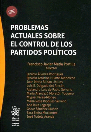 PROBLEAS ACTUALES SOBRE EL CONTROL DE LOS PARTIDOS POLITICOS