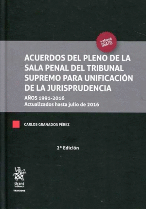ACUERDOS DEL PLENO DE LA SALA PENAL DEL TRIBUNAL SUPREMO PARA UNIFICACI�N DE LA