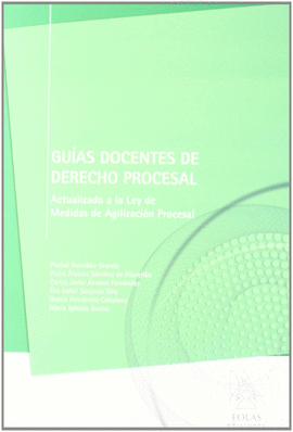 GU�AS DOCENTES DE DERECHO PROCESAL