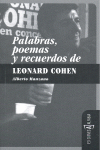 PALABRAS POEMAS Y RECUERDOS DE LEONARD COHEN