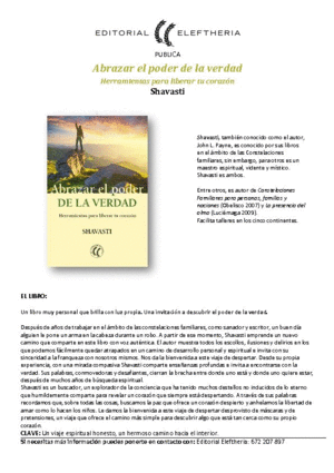 ABRAZAR EL PODER DE LA VERDAD