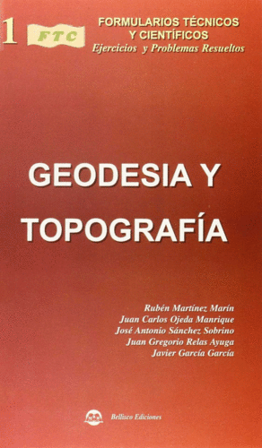GEODESIA Y TOPOGRAFIA - FORMULARIOS TECNICOS Y CIENTIFICOS/1