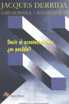 DECIR EL ACONTECIMIENTO +ES POSIBLE?
