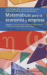 MATEMATICAS PARA ECONOMIA Y EMPRESA VOL 3 2� ED.