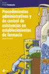 PROCEDIMIENTOS ADMINISTRATIVOS CONTROL EXISTENCIAS ESTABLECIMIENT
