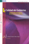 CALIDAD DEL GOBIERNO, LA