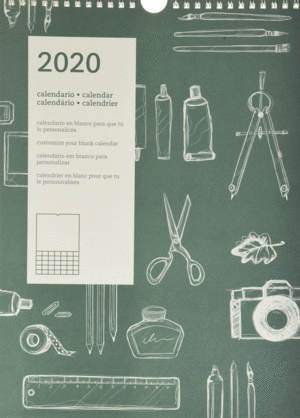 CALENDARIO PARED DIY INTERNACIONAL 2020