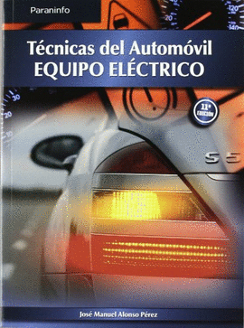 TECNICAS DEL AUTOMOVIL. EQUIPO ELECTRICO