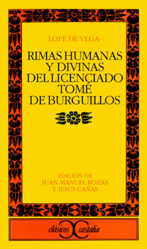 RIMAS HUMANAS Y DIVINAS DEL LICENCIADO TOME DE BURGUILLOS
