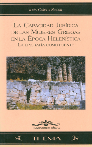 CAPACIDAD JURIDICA MUJERES GRIEGAS EPOCA HELENISTI