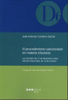 PROCEDIMIENTO SANCIONADOR EN MATERIA TRIBUTARIA, EL