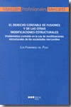 DERECHO CONTABLE FUSIONES Y OTRAS MODIFICACIONES ESTRUCTURALES