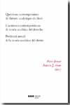 CUESTIONES CONTEMPORANEAS DE TEORIA ANALITICA DEL DERECHO = QUEST