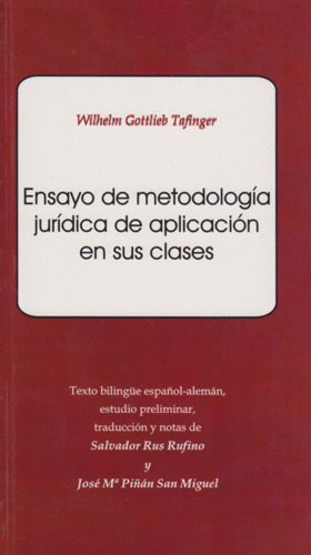ENSAYO DE METODOLOGIA JURIDICA DE APLICACION EN SUS CLASES