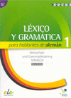 LEXICO Y GRAMATICA PARA HABLANTES DE ALEMAN 1