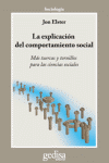 LA EXPLICACION DEL COMPORTAMIENTO SOCIAL