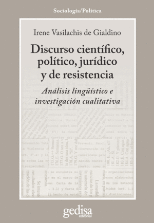 DISCURSO CIENTIFICO POLITICO JURIDICO Y RESISTENCI