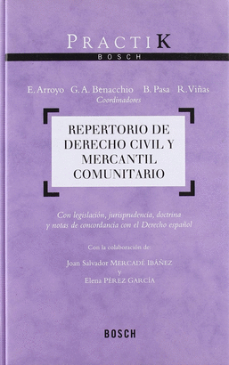 REPERTORIO DERECHO CIVIL MERCANTIL COMUNITARIO