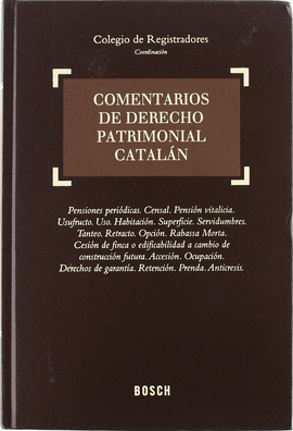 COMENTARIOS DE DERECHO PATRIMONIAL CATALAN