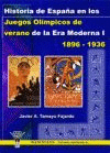 HISTORIA ESPAA J.O.VERANO ERA MODERNA 1896-1936