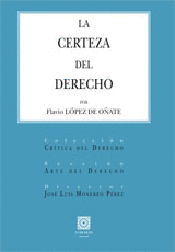 CERTEZA DEL DERECHO, LA