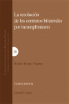 LA RESOLUCION DE LOS CONTRATOS BILATERALES POR INCUMPLIMIENTO