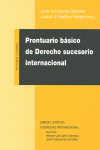 PRONTUARIO BSICO DE DERECHO SUCESORIO INTERNACIONAL