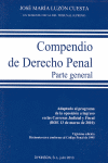 COMPENDIO DE DERECHO PENAL PARTE GENERAL 20 ED