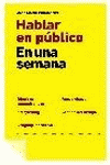 HABLAR EN PUBLICO EN UNA SEMANA