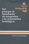 PRINCIPIO INMEDIACION SUS EXCEPCIONES Y LOS INSTRUMENTOS