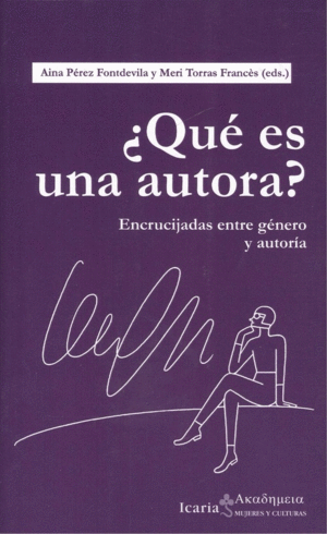 �QU� ES UNA AUTORA?