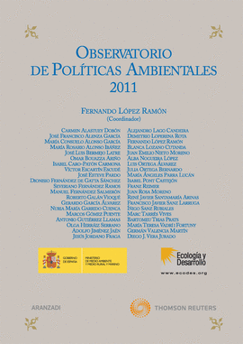 OBSERVATORIO POLITICAS AMBIENTALES 2011