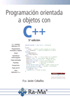 PROGRAMACIN ORIENTADA A OBJETOS CON C++  5ED. 2018