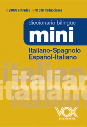 DICCIONARIO MINI ITALIANO-SPAGNOLO / ESPAOL-ITALIANO