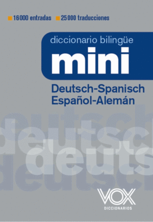 DICCIONARIO MINI DEUTSCH-SPANISCH / ESPA�OL-ALEM�N